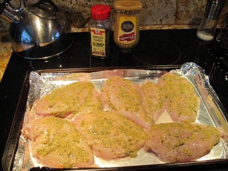 Baked Chicken Breast Recipes Classic – Mustard Roasted Chicken