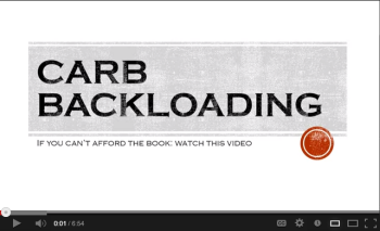 carb back-loading